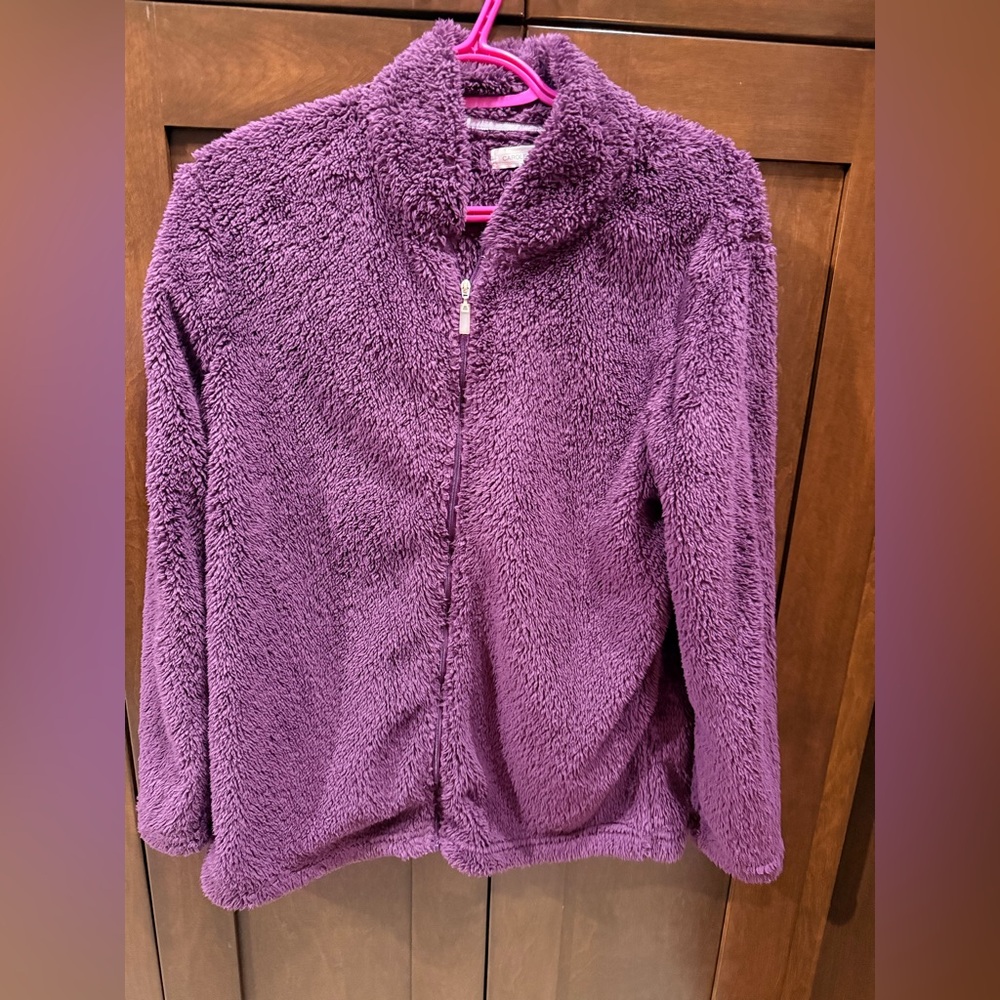 Midnight by Carole Hochman Plush Purple pj top.